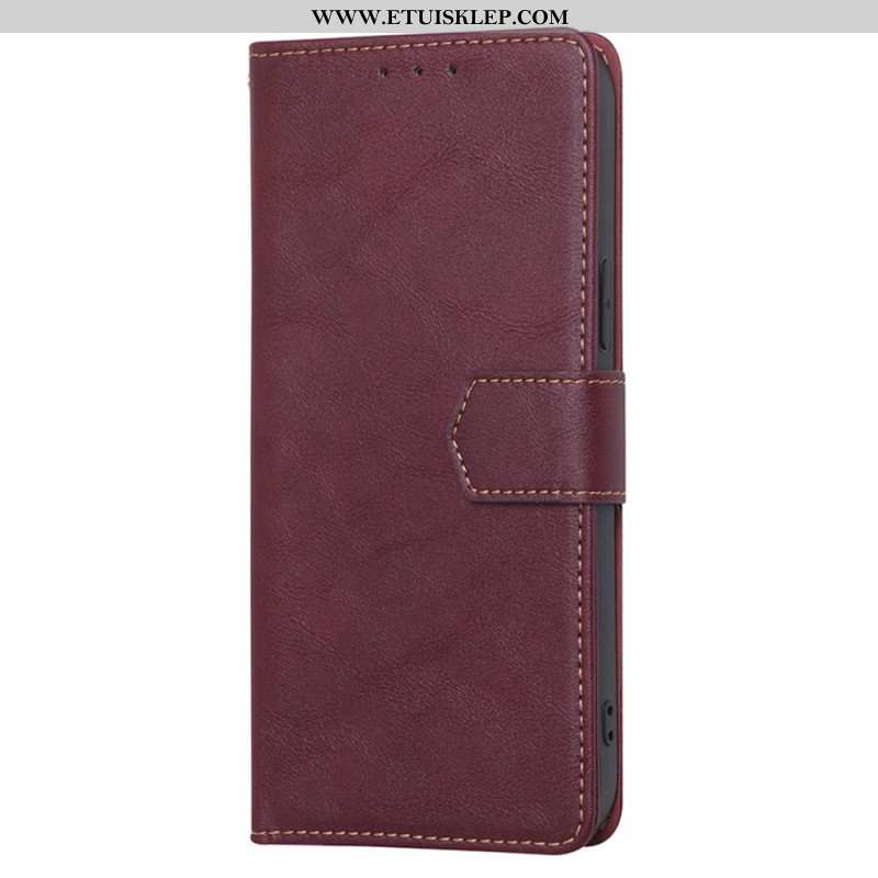 Etui Folio do Samsung Galaxy S23 Ultra 5G Rfid W Stylu Vintage Ze Skóry